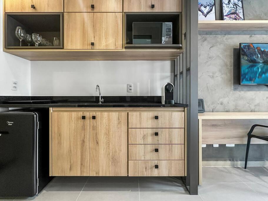Apartamento Kitchen Modern Coworking Balcony